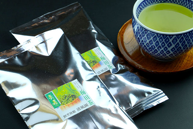 清風園手作りの緑茶
